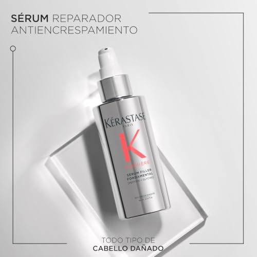 Kérastase, Première, Sérum reparador, Antiencrespamiento y protector térmico, Para cabello dañado, Sérum Réparateur Fondamental, 90 ml - imagen 2