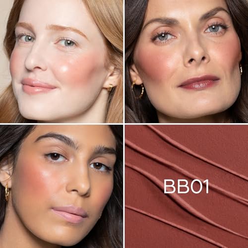 Image of FOCALLURE Cream Blush Makeup,Buildable Blush Stick for Cheeks,Matte and Dewy Finish,Long Wearing,Easy Application,Lightweight Multi Stick (BB01)