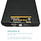 Lineco 27,9 x 35,6 cm Klapp Folio Aufbewahrungsbox, 4,4 cm, Metall Tiefer Rand Archivierung Faltschachtelkarton, Abnehmbarer Deckel, Farbe: Schwarz