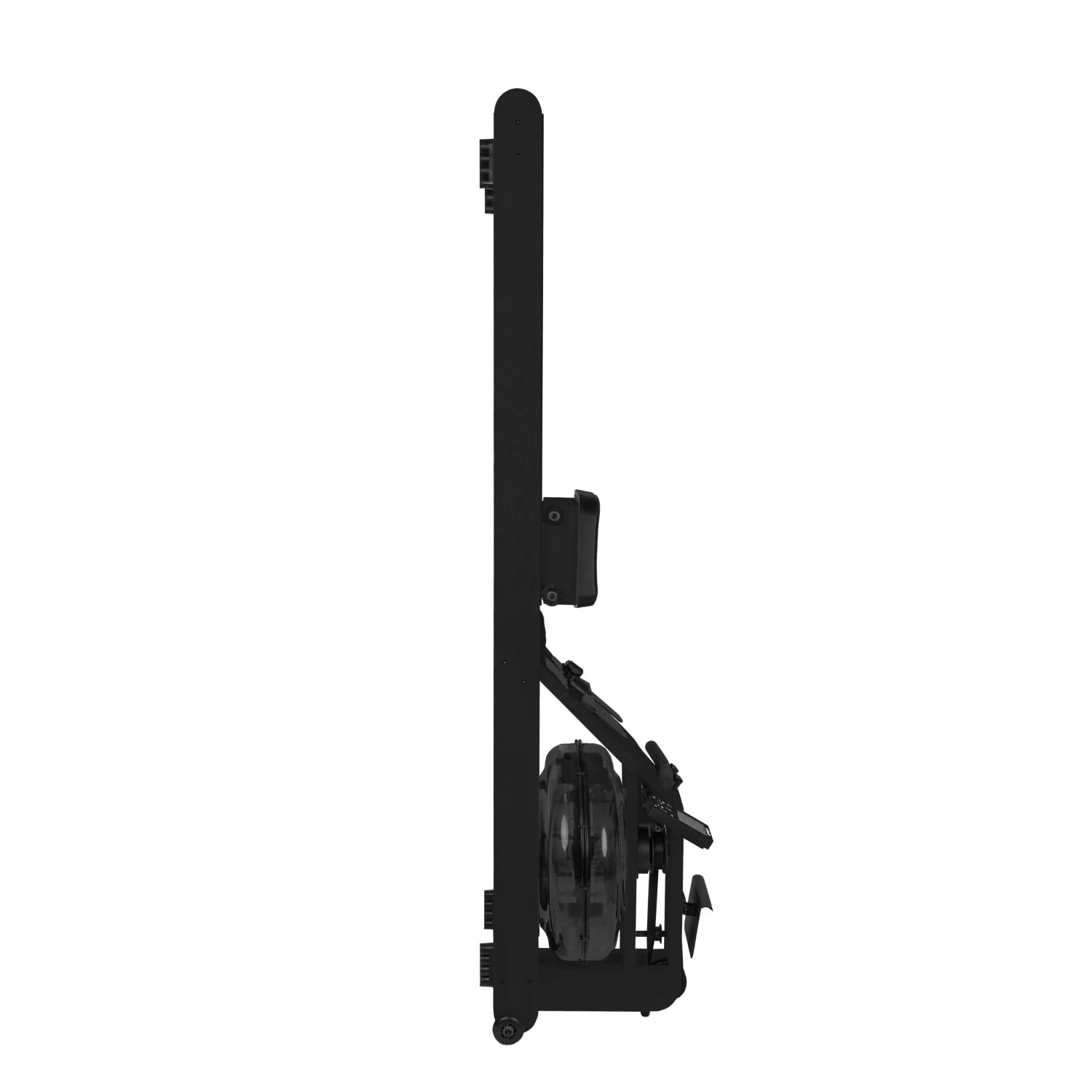 VirtuFit Elite Wasserwiderstands-Rudertrainer aus Holz - Schwarze Ausgabe - Rudermaschine - Wasser Rudertrainer - kostenloser Trainingsplan