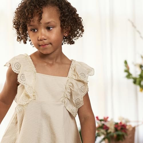 Image of Modern Moments by Gerber Baby Girls' 2-piece Gauze Top & Short Set