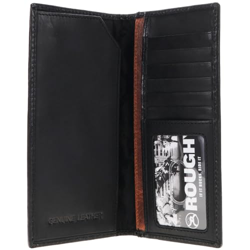 HOOEY Smackdown Rodeo Wallet (Black/Brown Patchwork)3