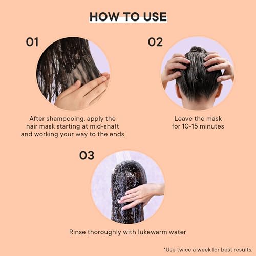 Image of Quench Damage Repair Hair Mask with Quinoa Protein & Ceramides Cream | Restores Dry & Damaged Hair | Strengthens Hair and Adds Shine | Made in Korea (200Ml)