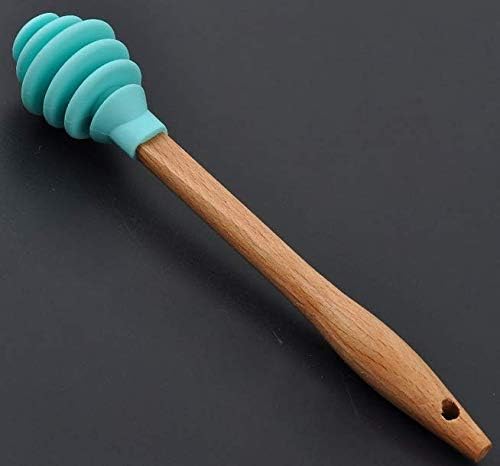 Miniatura 2 de Paquete de 2 cucharas de silicona para mezclar miel, agitador de mezcla de miel, herramienta de cocina (entrega de color aleatorio)