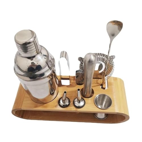 Set coctelera bartender acero inoxidable 10 piezas miniatura 5
