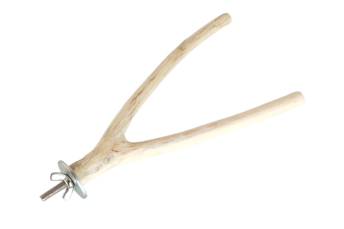 KSK Wooden Hanging Perch Toy for Small Parakeets Cockatiels, Conures, Parrots, Love Birds, Finches (B010Y31V1O) Amazon Price History, Amazon Price Tracker