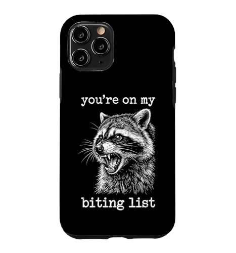 You're On My Biting List �y�������t �ԓx �m�x���e�B �A���C�O�} �X�}�z�P�[�X iPhone 11 Pro �p