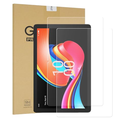 ZTAOOPOU (2 Pezzi Vetro Temperato Per TCL Tab 10L Gen2 / Tab 10L LTE Gen3 (10.1) Protezione Schermo HD Trasparente Pellicola Protettiva TCL Tab 10V Vetro Temperato