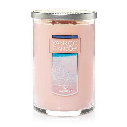 Yankee Candle Pink Sands Scented Classic 22oz Large Tumbler 2-Wick Candle Over 75 Hours of Burn Time Premium Quality Exotic Island Escape