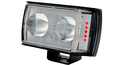 Image of LED 45W Fog Light Metal Body ? Dual Lens Spot Beam Projector Lamp for Motorcycles, Scooters, Bikes, and Cars (12-24V, Pack of 1, Multicolour)