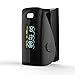 Price comparison product image Pulse Oximeter PRCMISEMED Pro Sports and Aviation Finger-Unit Spot Check Oxygen Monitor Finger with Lanyard (OLED,Black)