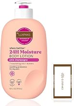 Skincare Set: Contains E.O.S Pink Champagne Body Lotion (16 fl oz) – Shea Butter Moisturizer for Dry Skin and Luxpaks Wipe