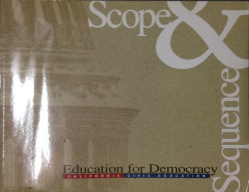 Education for Democracy. California Civic Educa... 0898181933 Book Cover