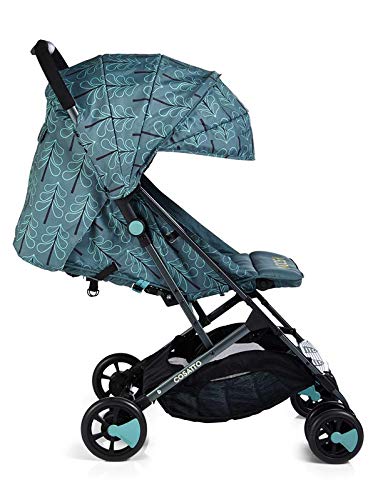 Cosatto Compact Pushchair with Seating Capacity of 25kg, Dual Suspension Aluminium Frame with Basket and Multi Terrain Tire, Fjord
