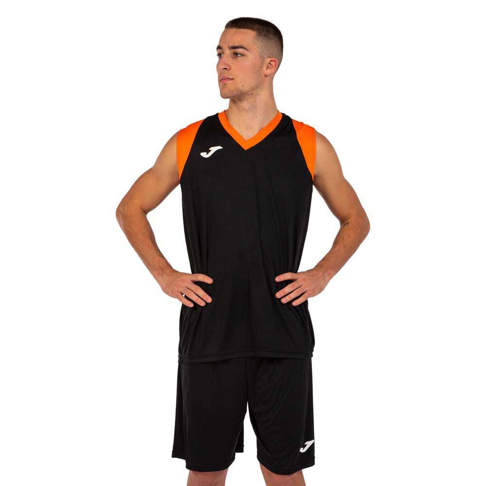 Joma Final II Black Orange Sportswear Set