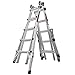 Little Giant 22 ft Aluminum Multi-Position 300 lbs Capacity Epic Ladder Bundle with Cargo Hold Tool Pouch Accessory