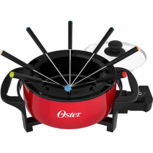 Panela Elétrica para Fondue Red Oster 2 em 1-127V