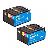 REwNXA Cartuccia d'inchiostro 953 953XL compatibile con 953 Pro 7720 7740 8210 8218 8710 8715 8718 8719 8720 8725 8728 8730 8740(2 set)