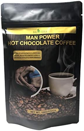 Man Power Hot Chocolate Coffee for Men All Natural Male Energy Boosting | 100g