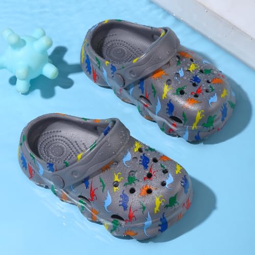 Image of Girls' Clogs for Toddlers & Kids Lightweight Garden Shoes Breathable Slip-on Slides Sandals Slippers Children's Beach Water Shoes