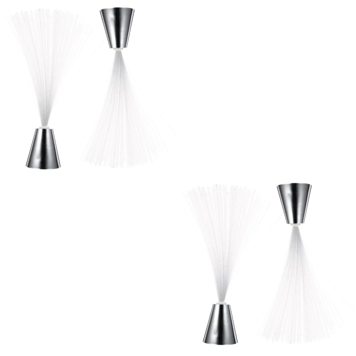 jojofuny 4pcs Fiber Optic Lights Battery Operated Centerpiece Light for Holiday Decor Atmosphere Romantic Home Decoration Easy to Use and Install for Christmas and Year