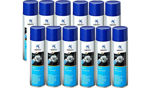 Preisvergleich Produktbild Normfest 12x 500ml Intensiv Bremsenreiniger Professioneller Teilereiniger Spray