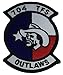 USAF Air Force 704Th Tfs Tactical Fighting Squadron Outlaws Patch Bergstrom AFB