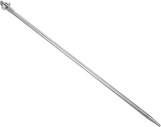 DOITOOL Grounding Pin Grounding Rod Grounding Set Pole Fence Practical Grounding Rods Ground Post Pin Grounding Cable for Grounding Ground Rods Made of Metal Floor Mounting Posts Iron Silver