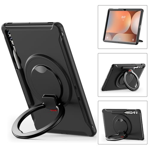 Coque Samsung S8 Plus SM-T970 robuste noire avec support tablette 12.5 - 4