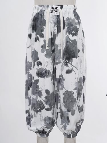 Kids Boys Girls Vintage Print Bloomer Pants Jogger Yoga Sweatpants Casual Beach Bohemian Harem Trousers3