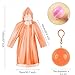 AUEAR, 5 Pack Portable Disposable Raincoats Waterproof Rain Ponchos in A Ball for Traveling Camping Cycling Outdoor (Style C)