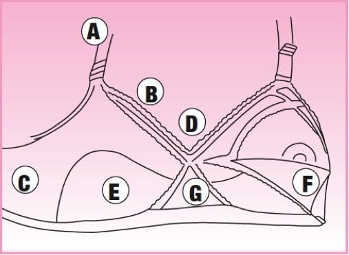 JOLIE MAMAN Cotton Nursing Bra Ref.2229 Cup C Size 4 inch. 32.67