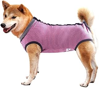 Dotoner Dog Surgery Recovery Suit Spay Suit for Female Dog Onesie Surgical Shirt Male Bodysuit E-Collar Alternative Anti Licking Dog Vest for Small Large Dogs