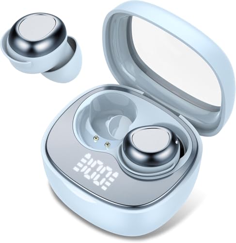 Doubc Mini casque de sommeil, Bluetooth 5.4, 2025, écouteurs intra-auriculaires, sans fil, avec 25 heures d'autonomie, doux pour dormir, son doux, confortable...