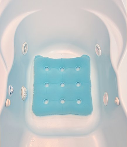 ObboMed HB-1502N New and Handy air Valve Foldable Portable, Inflatable Pressure Relieving Bath SPA Cushion W/ 4 Suction Cups for Bath Tube, Size 15 x 15.7 x 3” (38L x 40W x 7.5H cm) - Thumbnail 3