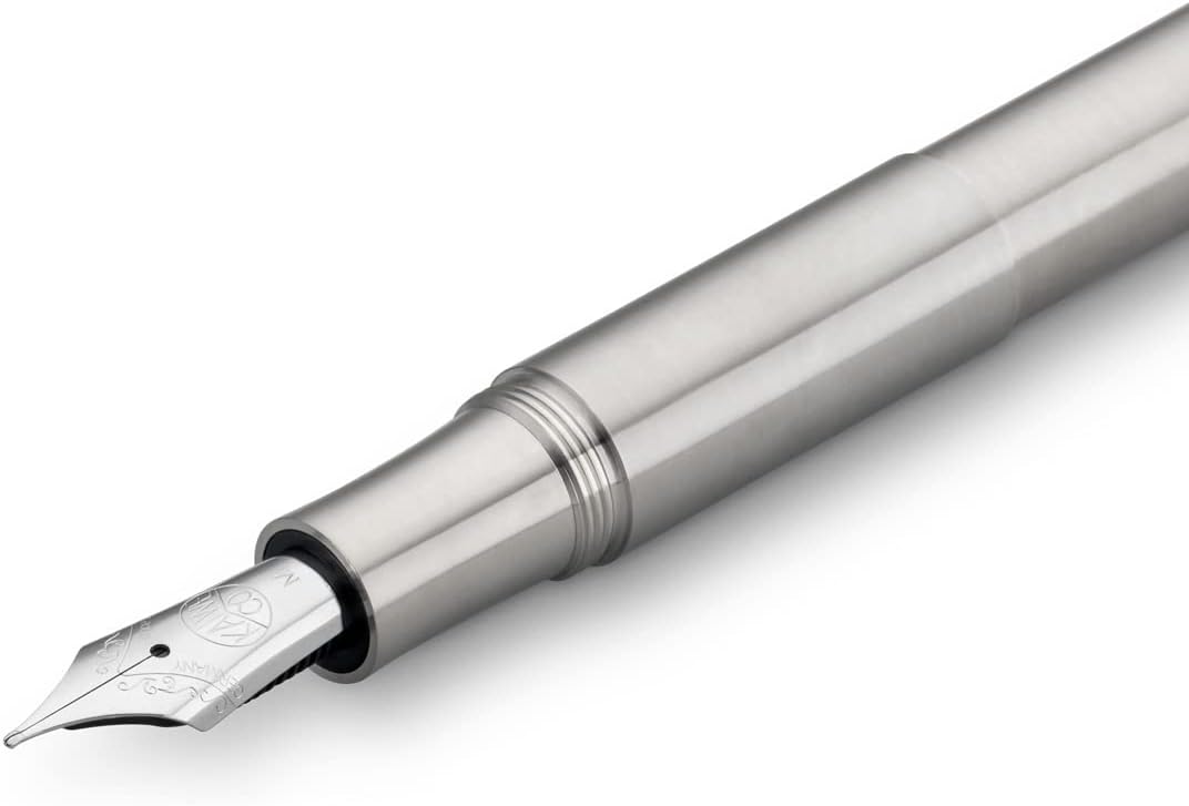 Kaweco SPFM-SS Fountain Pen, Medium, Medium Point, Stainless Steel, Compatible Type, Genuine Imported