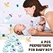 YSSPPOY 6 Pcs Coral Velvet Peepeeteepe Baby Boy, Strong Water Absorption Pee Peep Teepee for Baby Boy, Reusable Pee Covers for New Parents Gift