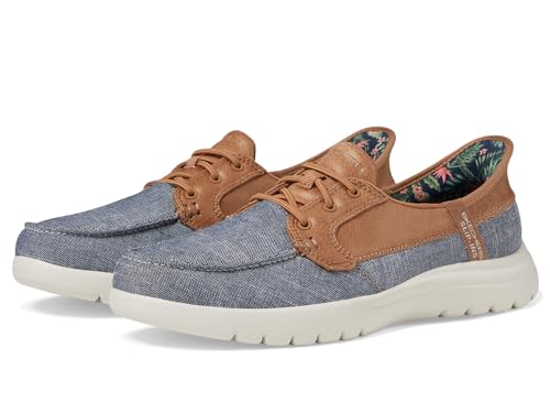 Image of Skechers Womens Hands Free Slip-ins On-The-go Flex - Coastal Sky