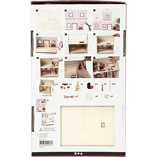Maison de Père Noël easykit 97054 miniature bois jeu construction - 5