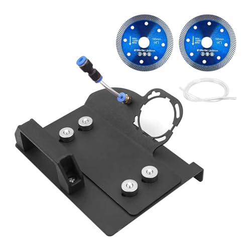 45 Degree Tile Chamfering Tool, Angle Grinder Tile Cutter Tool Angle Grinder Bracket with Hose and Saw Blade 45 Degree Angle Grinder Holder Fits for 100-Type Angle Grinders