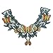 PiniceCore Brodé Dentelle Florale Décolleté Cou Col Vêtements Garniture Applique