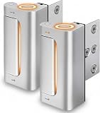 Door Reinforcement Lock Withstands 800lbs Strong Alloy Home Security Door Lock with 8 Screws, Child Safe & Easy 5-Min Install, Quick Emergency Release for Ladies, Elderly & Home Protection