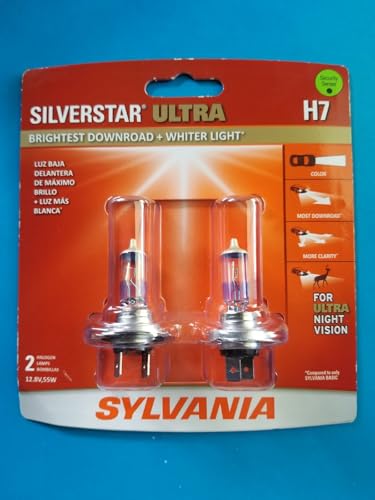 NEW - Replacement For Sylvania OEM Silverstar ULTRA H7 Pair Set High PeRIFormance Vehicle Bulb 2 Bulbs Replacement For OEM