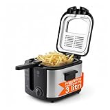 Avilia - Friggitrice Elettrica in Acciaio Inossidabile...