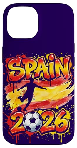 �X�y�C�� ESP 26 �t�@�� �J���t���y�C���g �X�v���b�V���t���b�O �X�}�z�P�[�X iPhone 14 �p