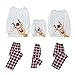 Weihnachts Pyjama Couple Weihnachtspyjama Familie Set Schlafanzug Lang Outfit Winter Damen Herren Kinder Nachtwäsche Nachthemd Hausanzug Schlafanzüge Family Weihnachts Sleepwear Schlafshirt
