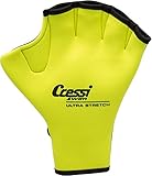 Cressi Unisex Erwachsene Swim Gloves Schwimmhandschuhe, Lime, Small