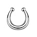Plain Non-Piercing Septum Hanger (Sold Individually) (Steel) 506SN