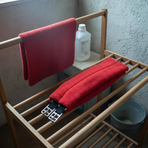 Funda para ecuestre de felpa suave con almohadilla transpirable y fácil lavado 7