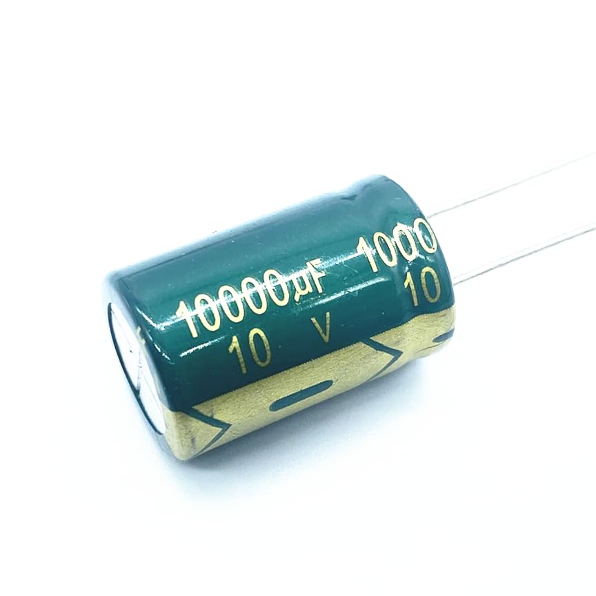 2 pezzi/lotto 10v 10000UF condensatore elettrolitico in alluminio ad alta frequenza a bassa impedenza dimensioni 16X25 Capacitance Meters